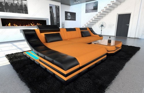 Sofa corner couch turino - sofa, l