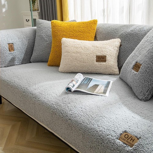 Velvet sofa cover 3 - sofa, 2