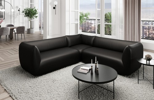 Leather couch corner sofa - corner,