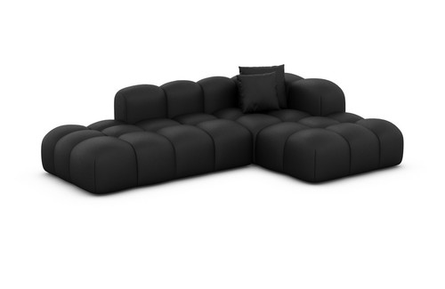 Leather couch corner sofa