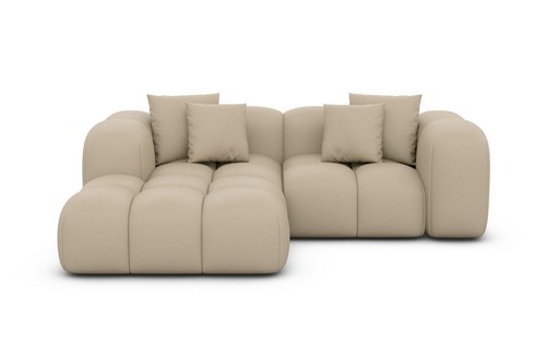 Leather sofa corner couch