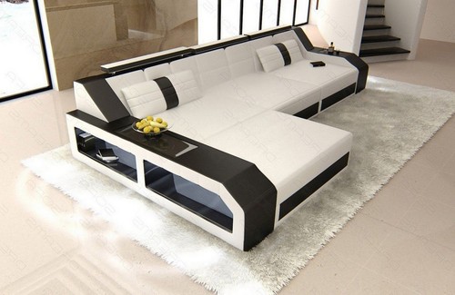 Sofa leather corner couch - sofa,