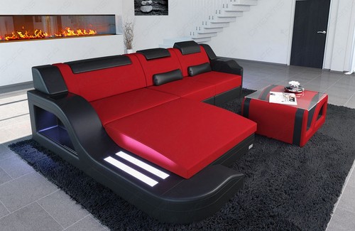 Designer fabric sofa - designer, l