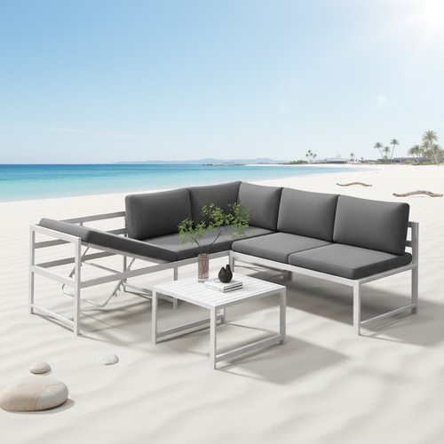 Lounge set chairs aluminium - of,